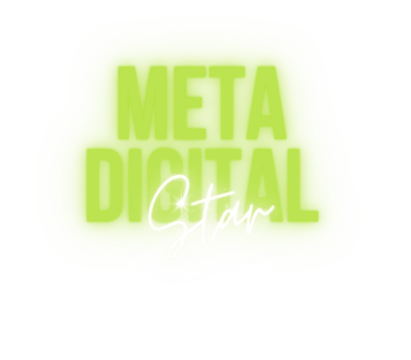 Logo meta digital star